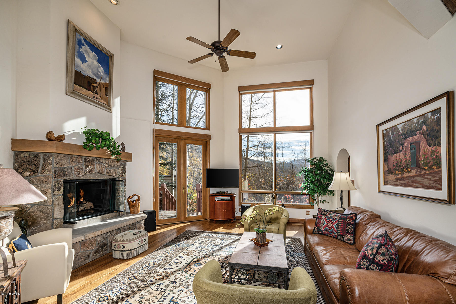 781 Potato Patch Drive Vail, CO 81657 - Photo 28 of 39 a living room with furniture fireplace and window