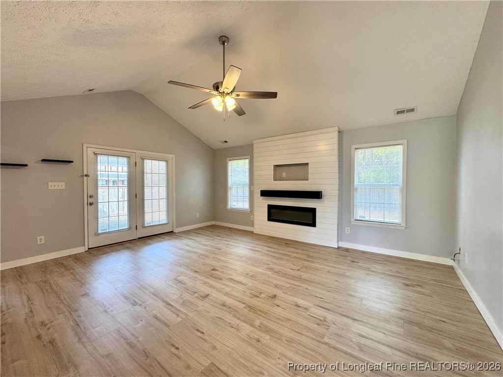 5503 Rising Ridge Drive Hope Mills, NC 28348 - Photo 8 of 18 a view of empty room with wooden floor and fan