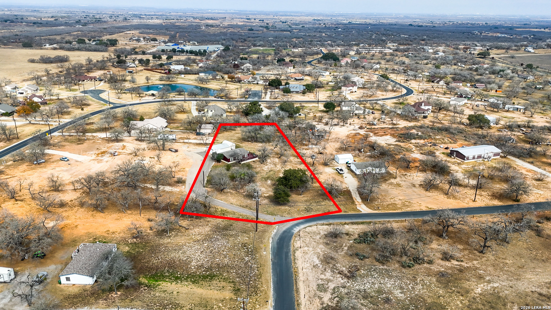 22071 Morin Road Von Ormy, TX 78073 - Photo 26 of 31 an aerial view of a house