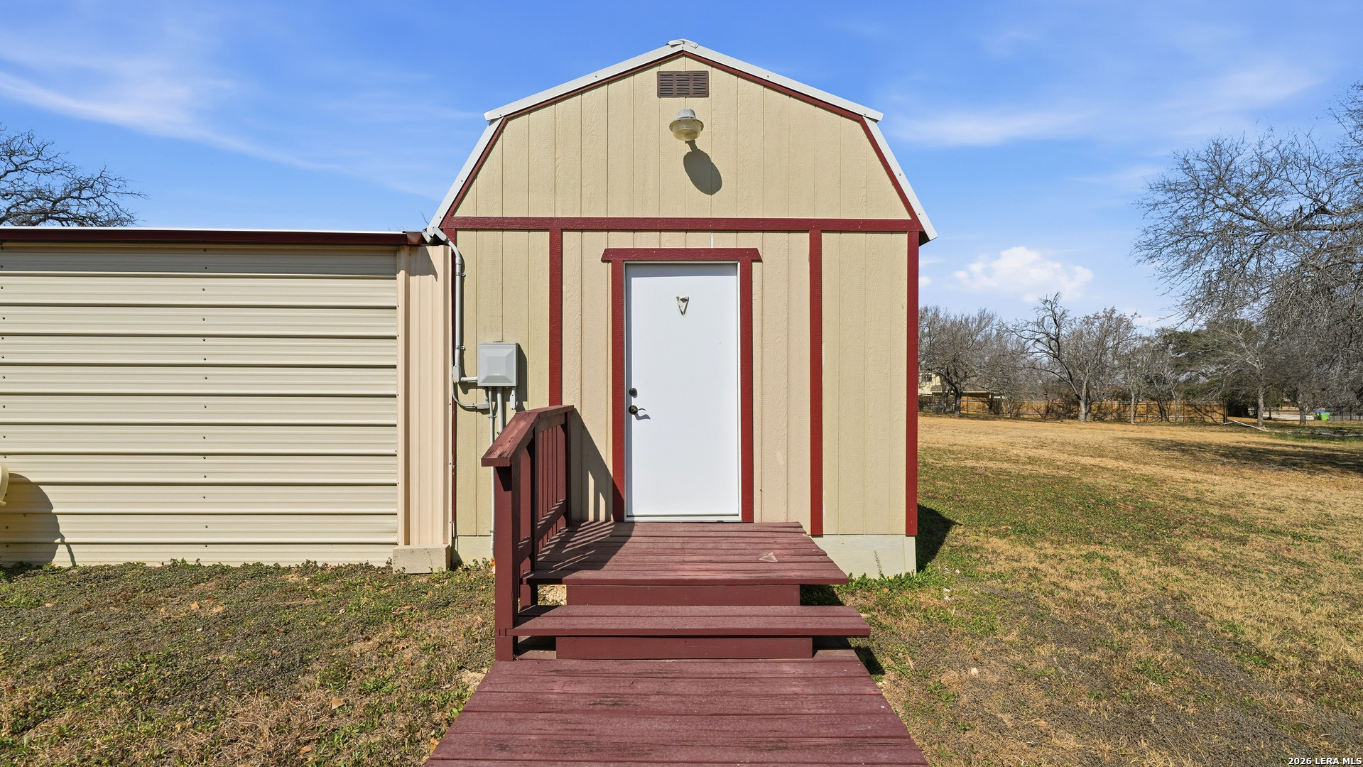 22071 Morin Road Von Ormy, TX 78073 - Photo 7 of 31 a front view of a house with a yard