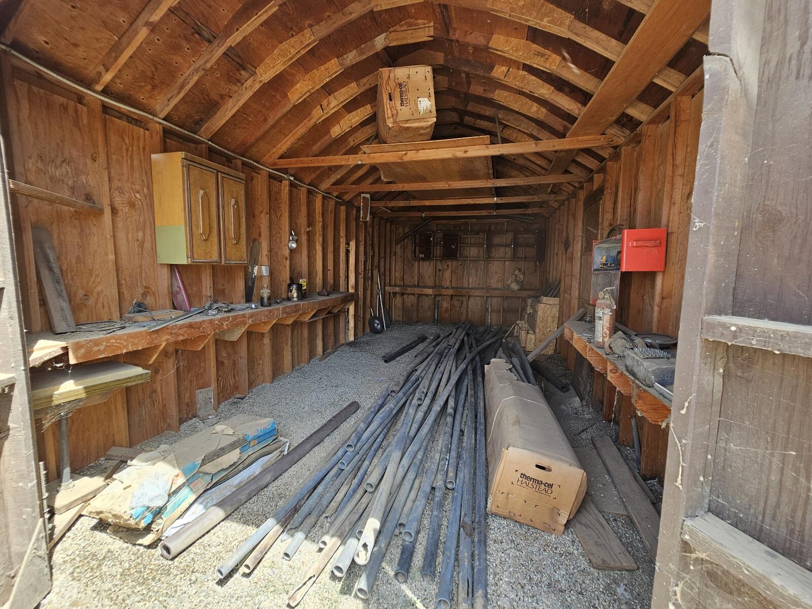 Gaskell Road Rosamond, CA 93560 - Photo 30 of 50 a view of a balcony with wooden floor