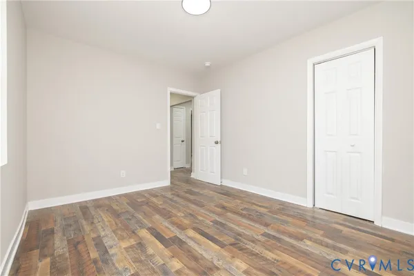 a view of an empty room