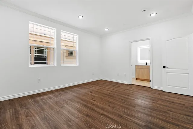 a view of a building from a balcony