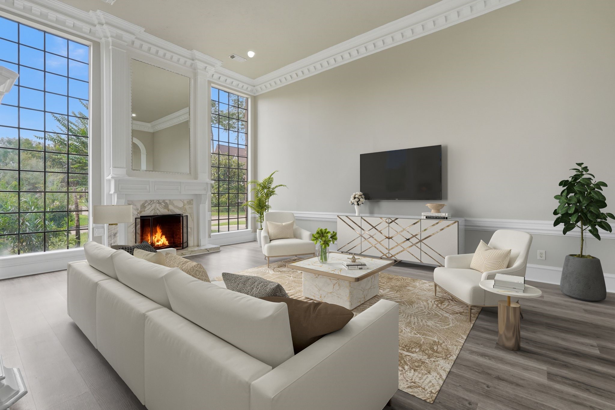 7611 Naremore Drive Spring, TX 77379 - Photo 6 of 48 Design options are endless in this oversized room! *Virtually Staged*