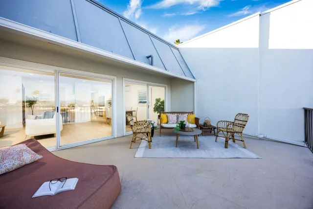 a bathroom with a double vanity sink and mirror