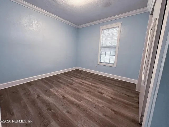 wooden floor in an empty room