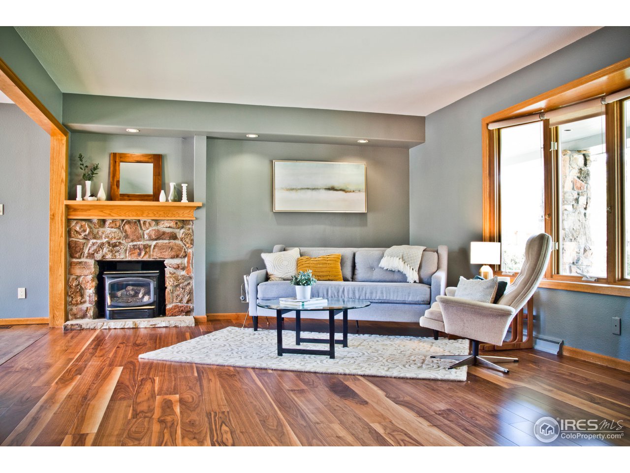 2614 West Prospect Road Fort Collins, CO 80526 - Photo 8 of 40 Living Room with Fireplace