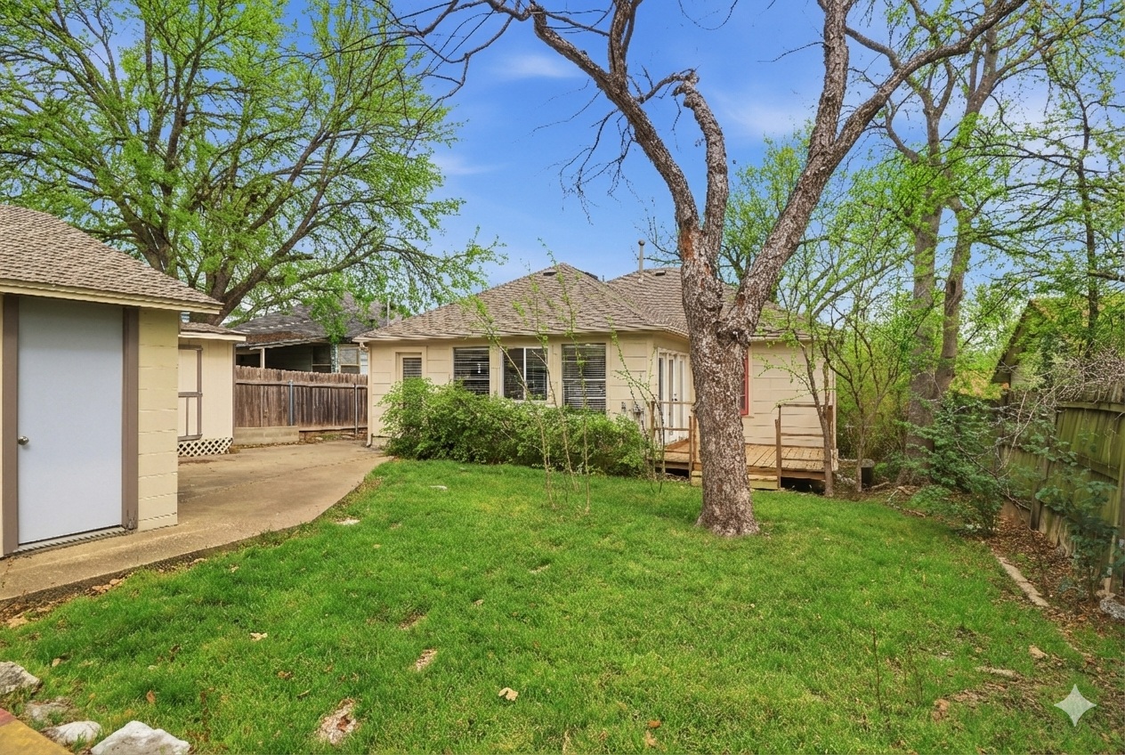 2007 Montclaire Street Austin, TX 78704 - Photo 25 of 27 a front view of a house with a garden