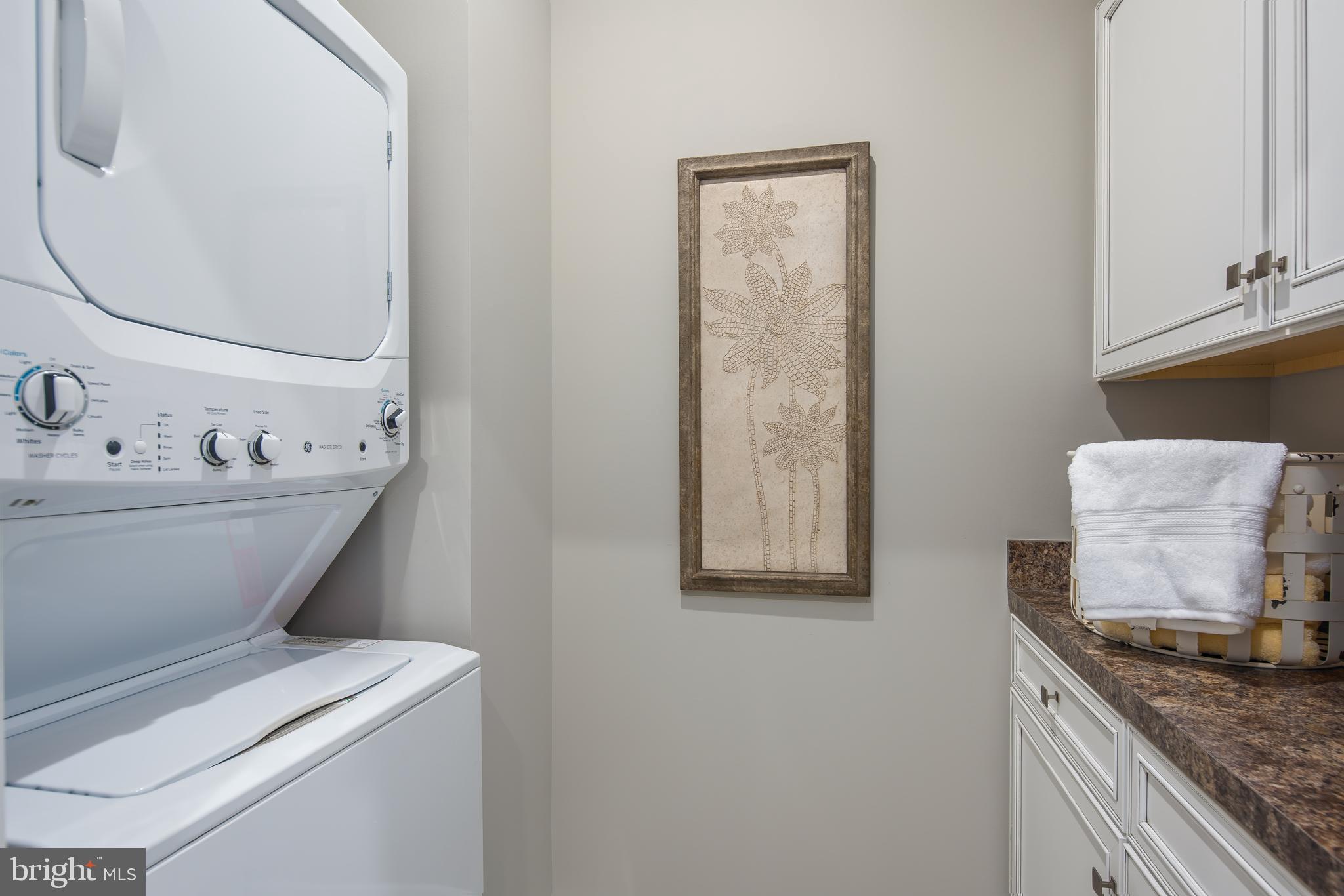 14530 Mattawoman Drive, Unit K Brandywine, MD 20613 - Photo 14 of 16 Laundry Room with Stack Washer & Dryer