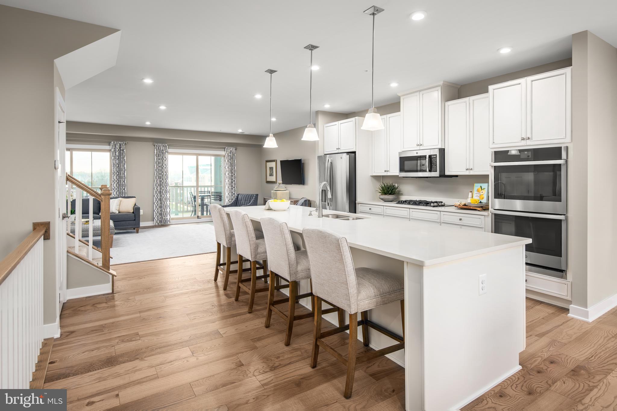 14530 Mattawoman Drive, Unit K Brandywine, MD 20613 - Photo 5 of 16 Kitchen - Large Center Island w/Quartz Countertops