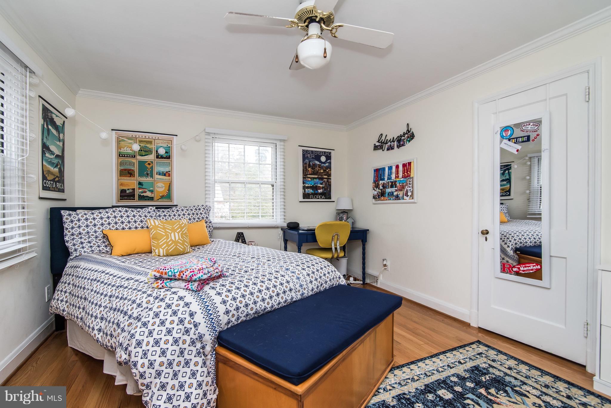 609 Yarmouth Road Towson, MD 21286 - Photo 14 of 23 a bedroom with furniture and a window