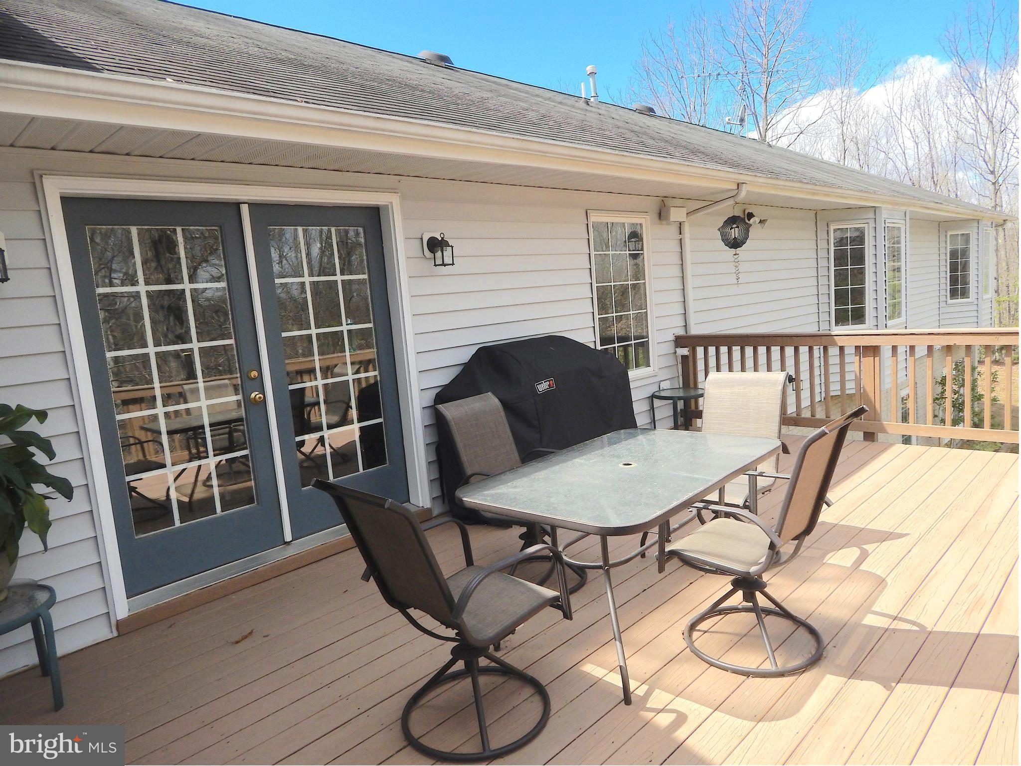 65 Sycamore Ridge Road Fredericksburg, VA 22405 - Photo 26 of 30 French Doors from Rear Deck - Gas Hookup for Grill