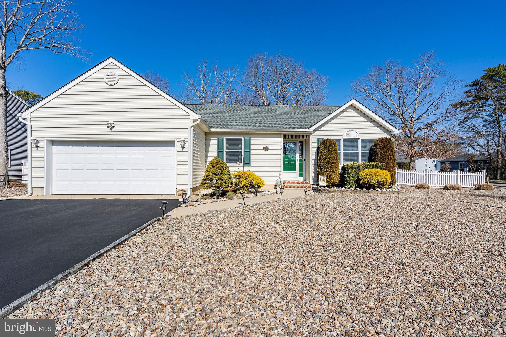 149 Captain Road Manahawkin, NJ 08050 - Photo 1 of 28 Beautiful oversized 2 bdrm ranch w/ 2 car garage