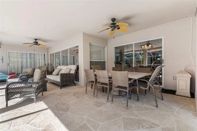 a view of a tree with a yard