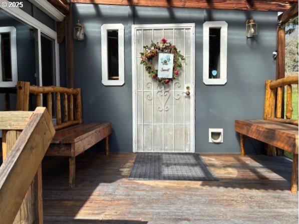 8738 Buckhorn Road Roseburg, OR 97470 - Photo 6 of 45 a view of outdoor space deck and living room