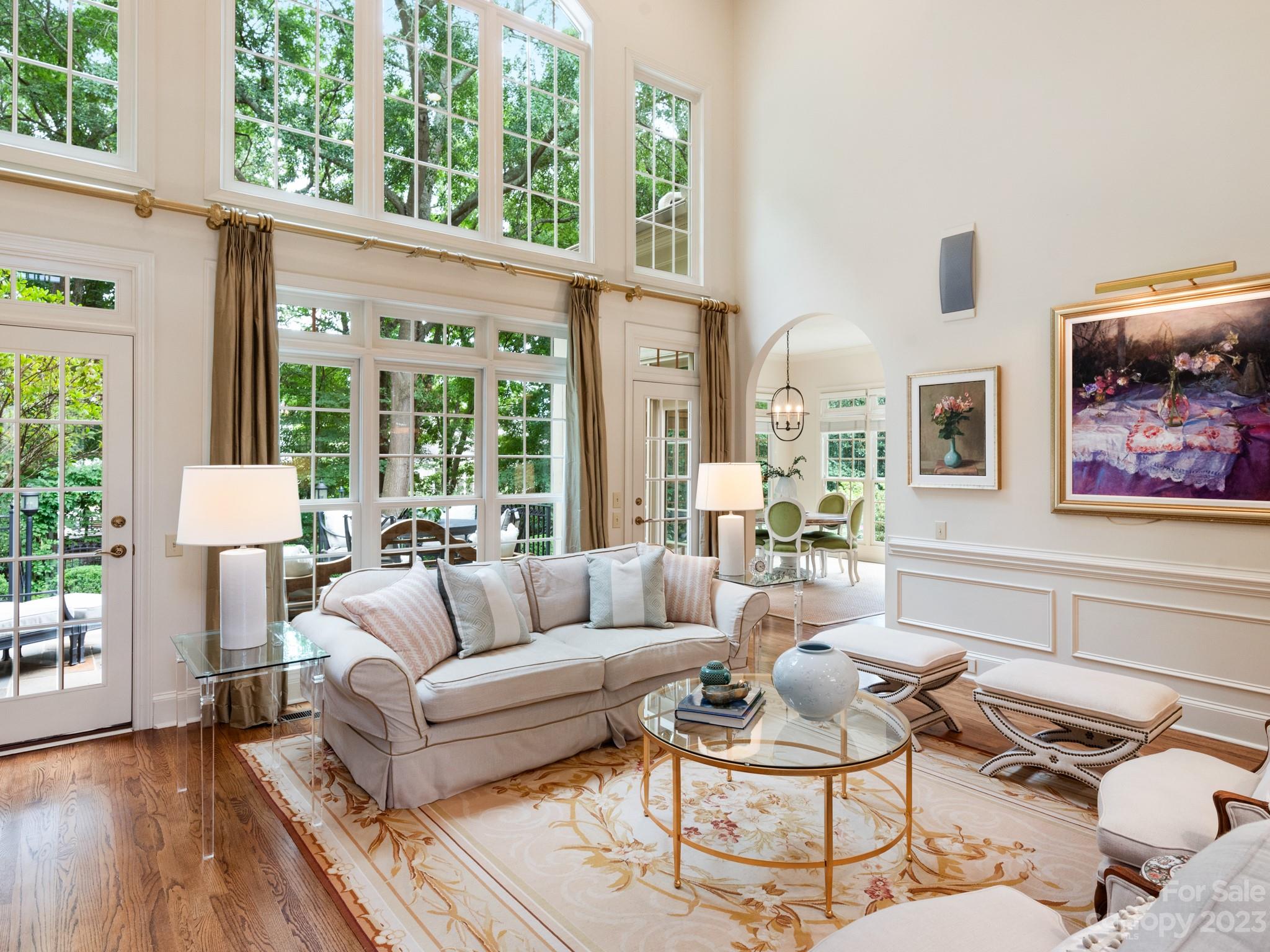 2521 Summerlake Road Charlotte, NC 28226 - Photo 24 of 48 a living room with furniture and a large window