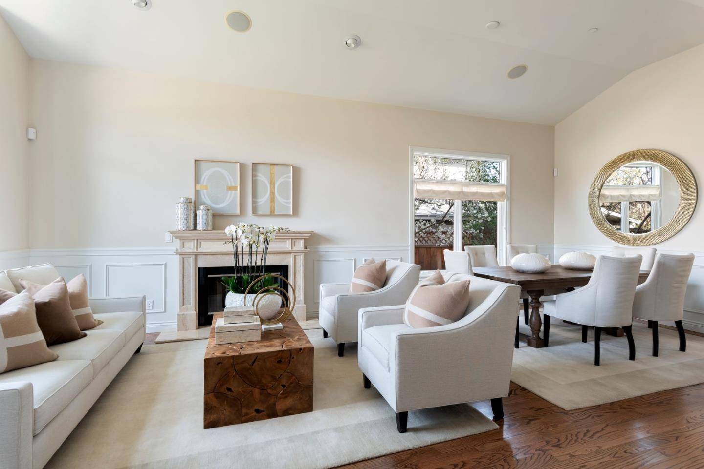 2181 Cedar Avenue Menlo Park, CA 94025 - Photo 4 of 16 a living room with furniture and a fireplace