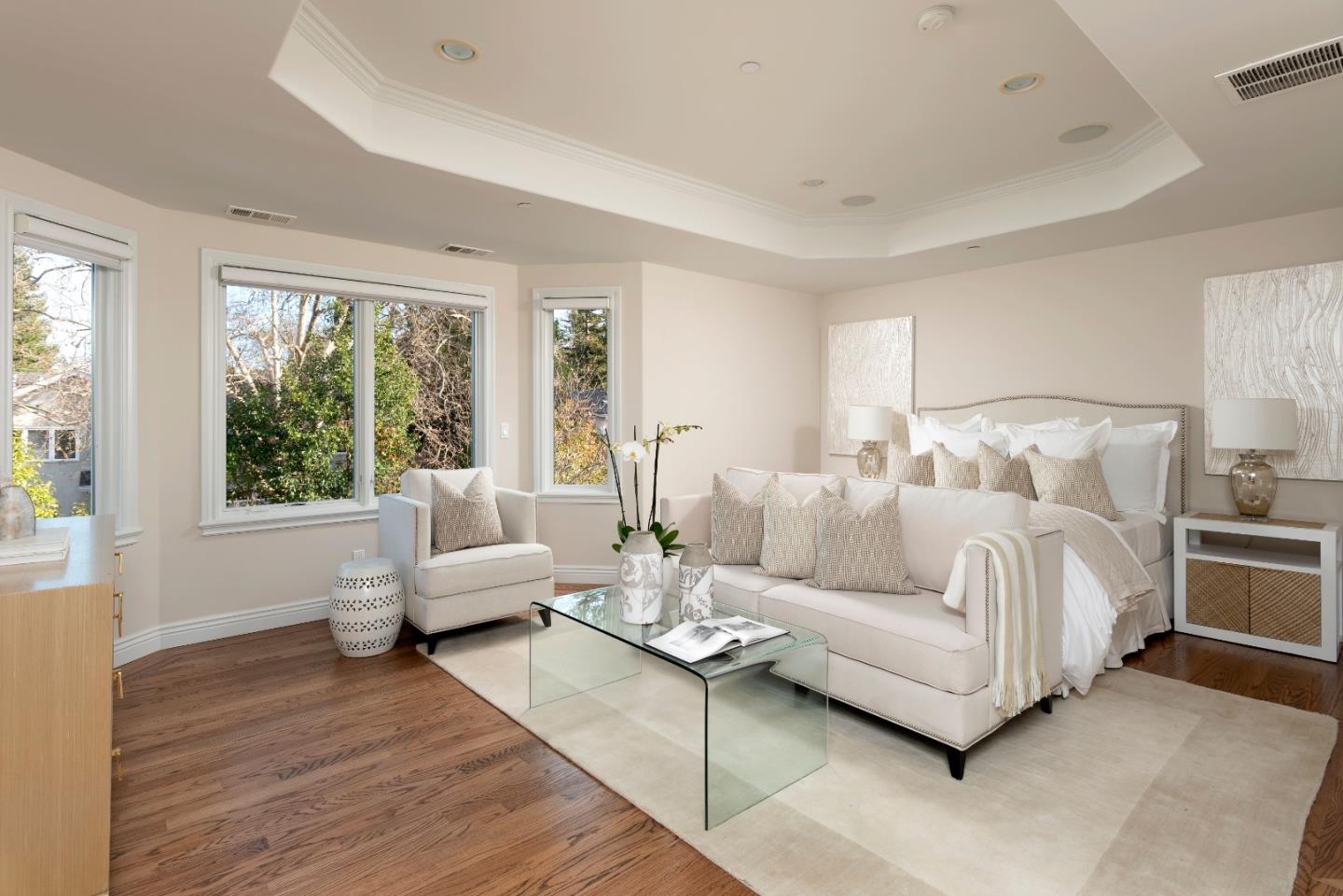 2181 Cedar Avenue Menlo Park, CA 94025 - Photo 6 of 16 a bed room with a bed and a couch