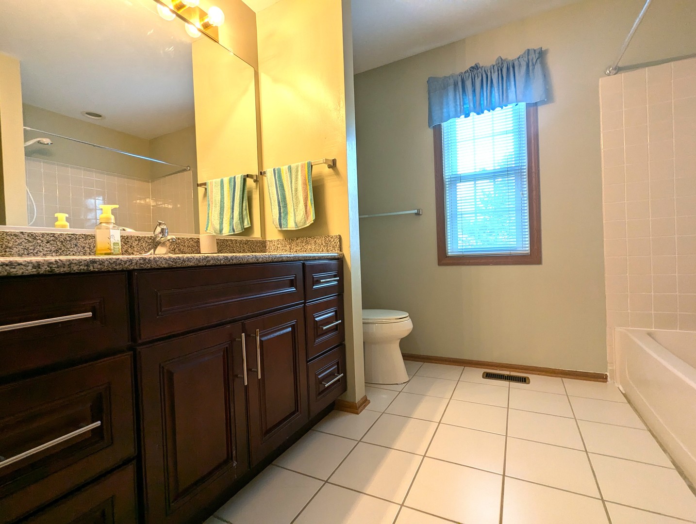 1466 Garnet Circle Hoffman Estates, IL 60192 - Photo 14 of 23 a bath room with a sink and a mirror