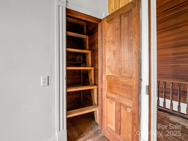 a view of a walk in closet