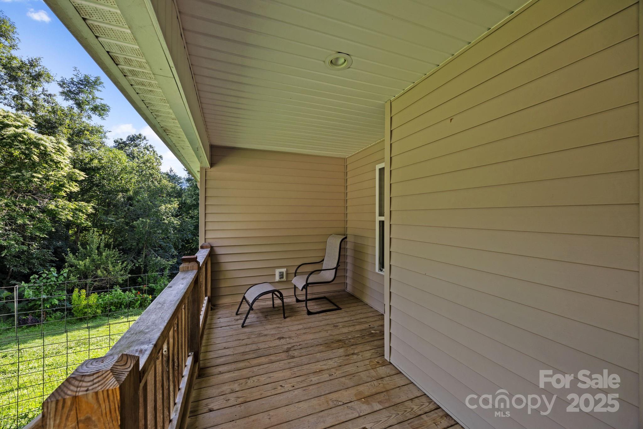 55 Pine Bluff Road Hendersonville, NC 28792 - Photo 25 of 47 a view of balcony and deck