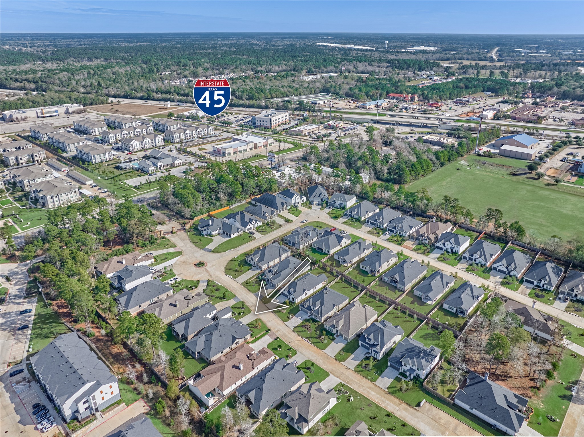 1716 Encino Boulevard Conroe, TX 77304 - Photo 2 of 50 Experience ultimate convenience with quick access to I-45 for seamless commutes and close proximity to all your favorites shops and restaurants.