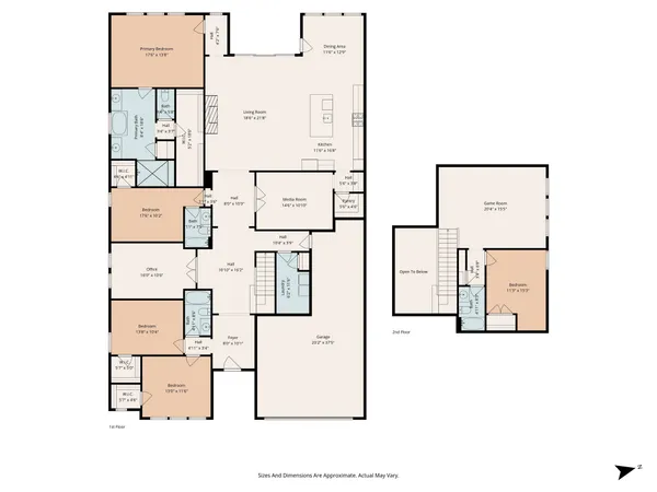 a picture of a floor plan