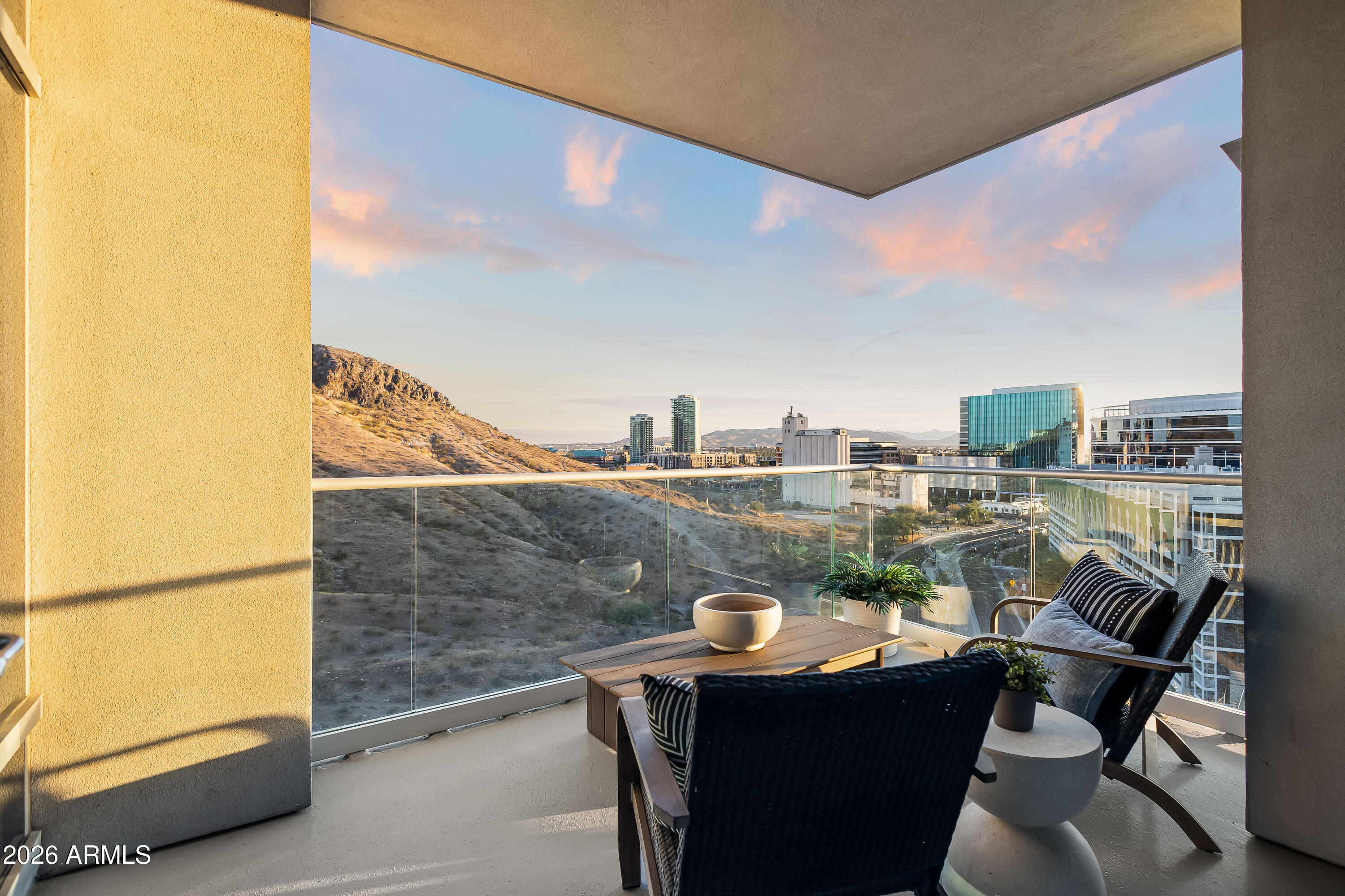 140 East Rio Salado Parkway, Unit 1101 Tempe, AZ 85281 - Photo 18 of 32 a view of balcony with seating space and barbeque oven