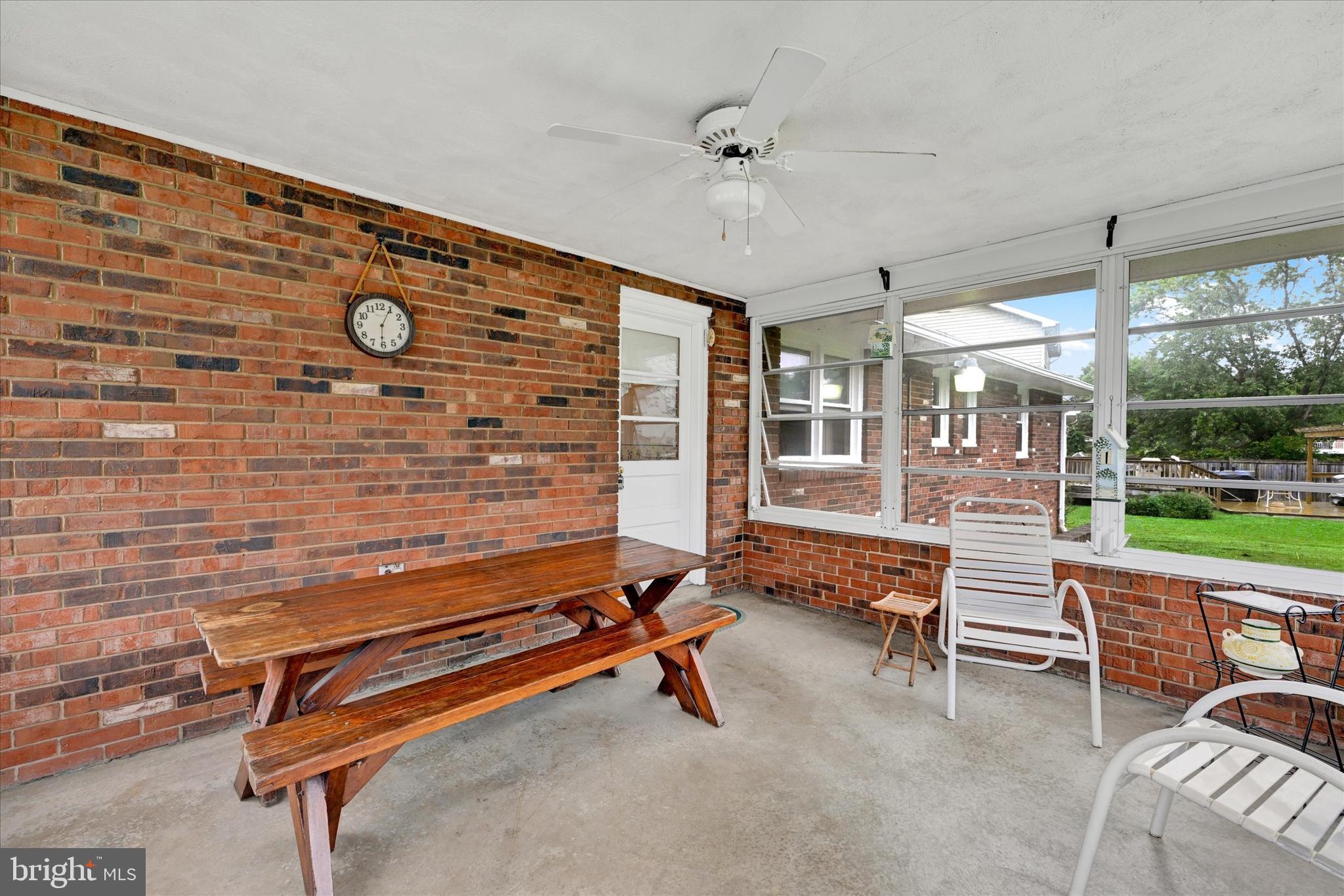 1320 Seling Avenue Rosedale, MD 21237 - Photo 24 of 26 Sun Room with Ceiling Fan