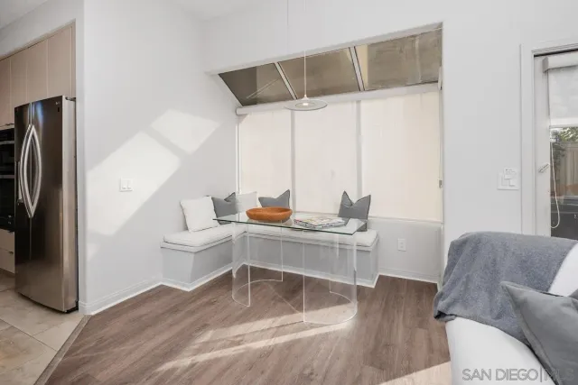 a room with a couch and a table in it