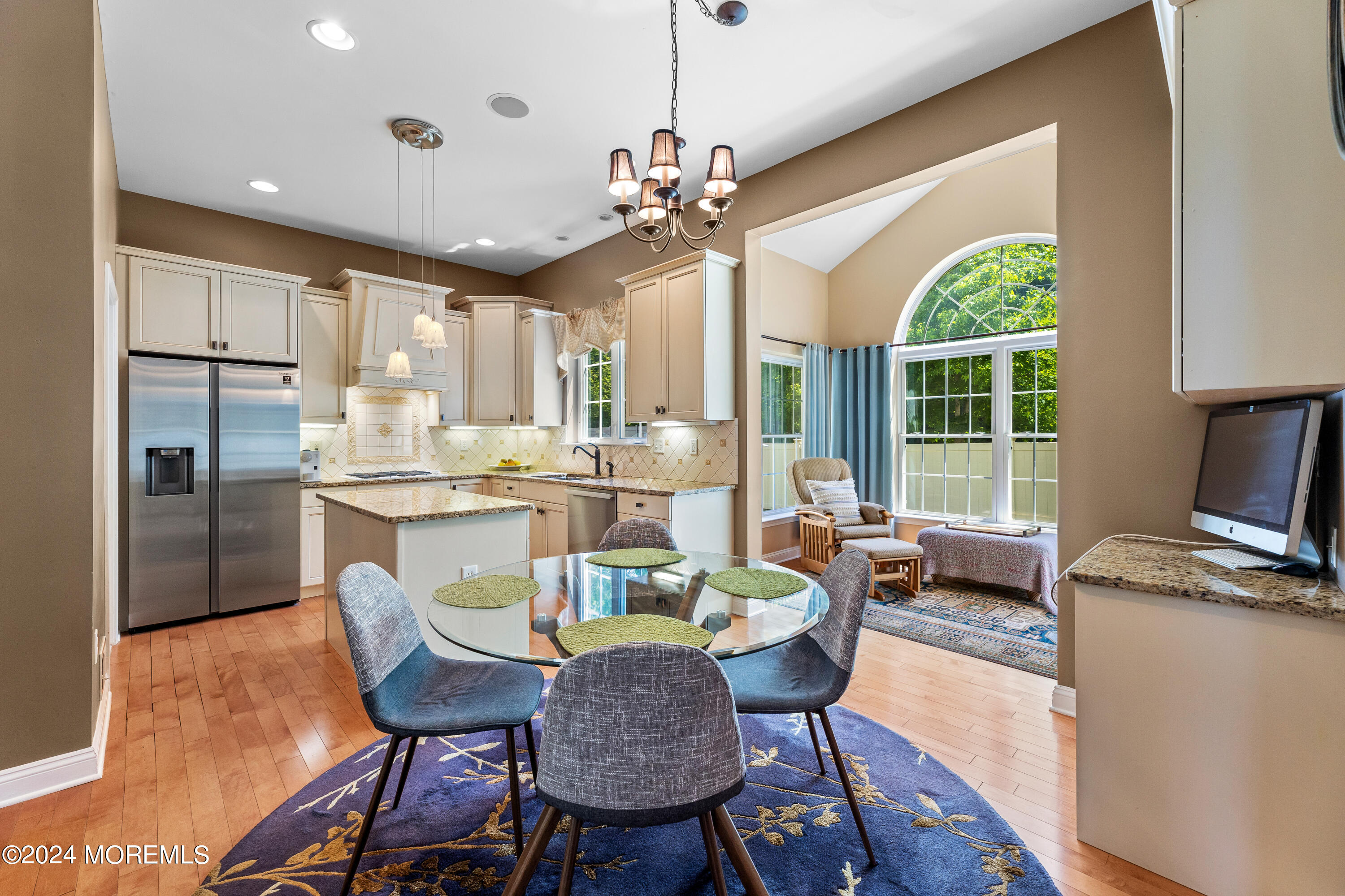 19 Rockspray Court Howell, NJ 07731 - Photo 17 of 37 a view of a dining room with furniture window and outside view