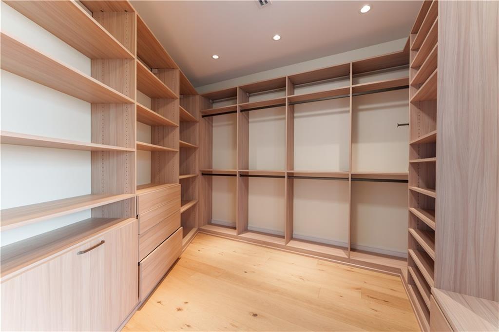 3376 Peachtree Road Northeast, Unit 34A Atlanta, GA 30326 - Photo 17 of 30 a view of walk in closet with empty racks