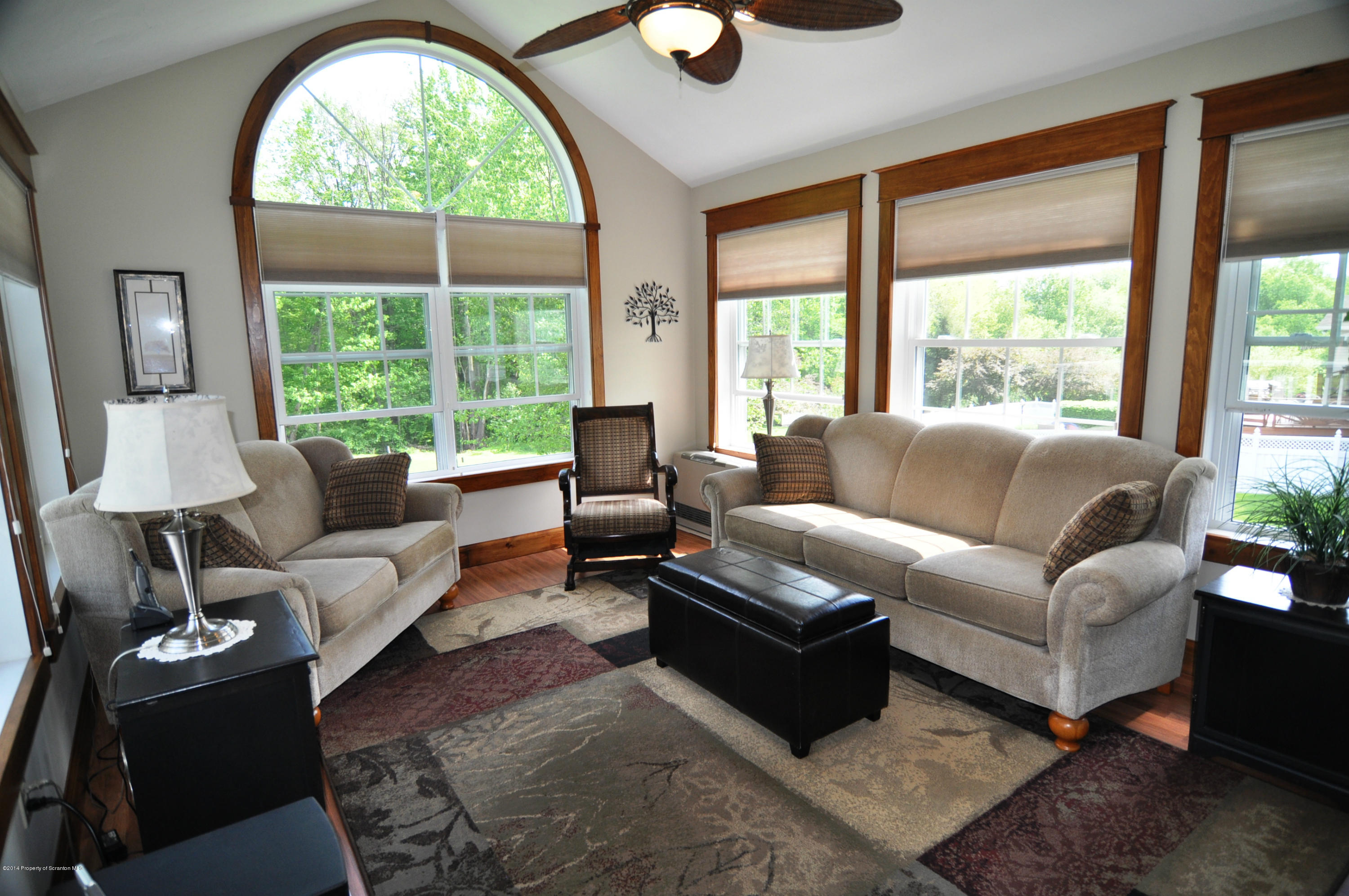 116 Griffin Road Moscow, PA 18444 - Photo 17 of 50 a living room with furniture and a large window