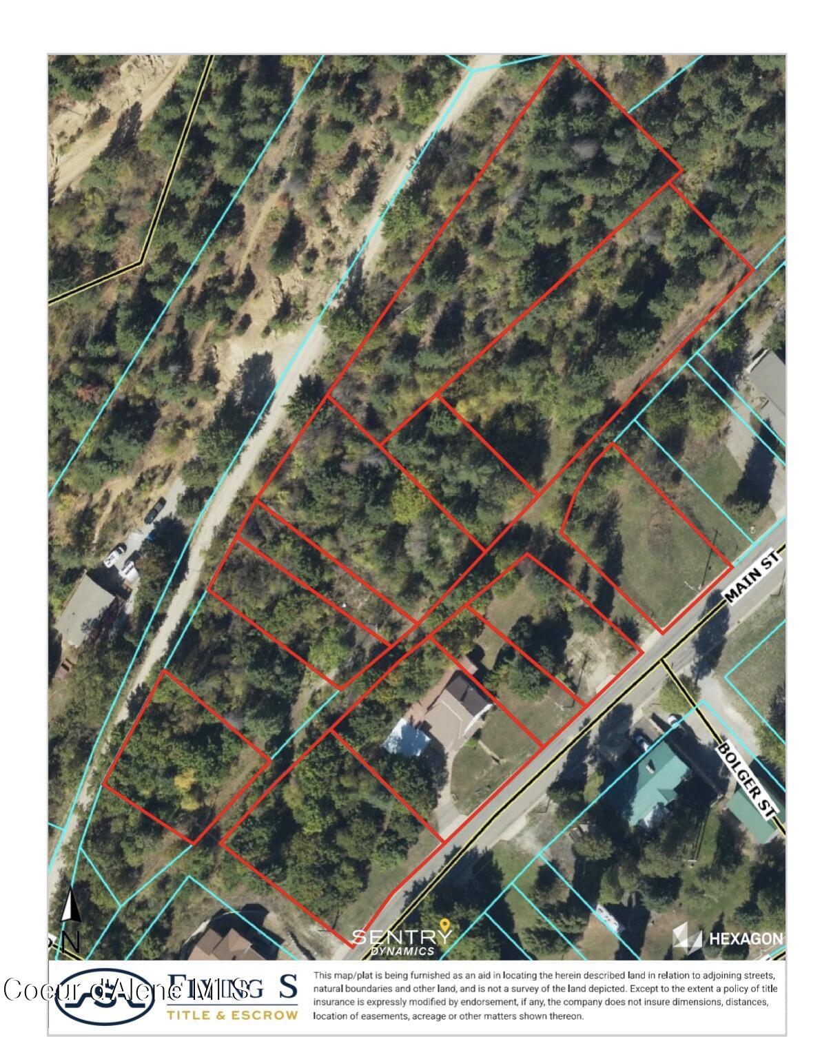 910 Main Street Wardner, ID 83837 - Photo 2 of 53 Aerial of Included Lots