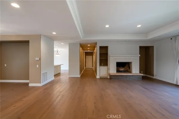 wooden floor in an empty room