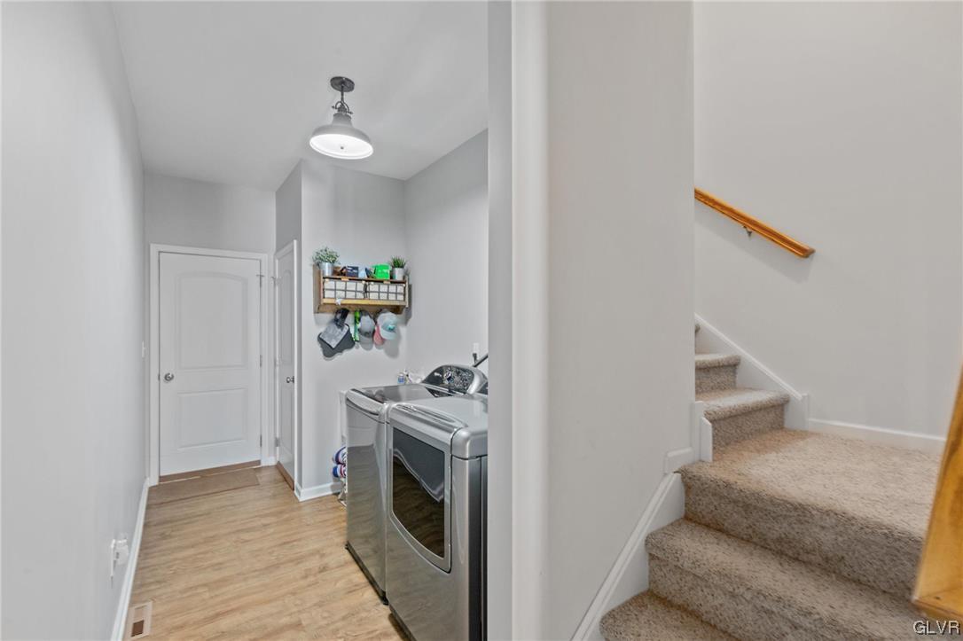 315 Bougher Hill Road Easton, PA 18042 - Photo 15 of 20 a view of a livingroom with washer and dryer