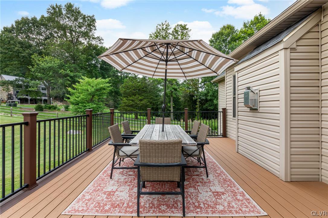 315 Bougher Hill Road Easton, PA 18042 - Photo 17 of 20 a view of a patio on the roof deck
