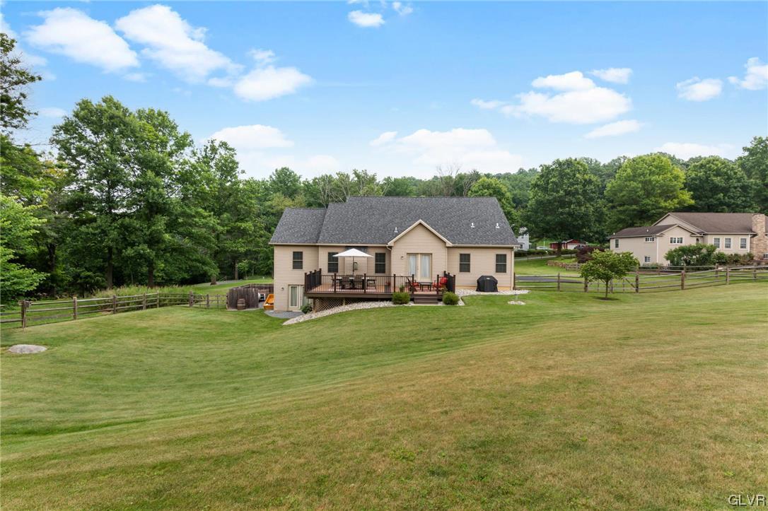 315 Bougher Hill Road Easton, PA 18042 - Photo 18 of 20 a front view of a house with garden