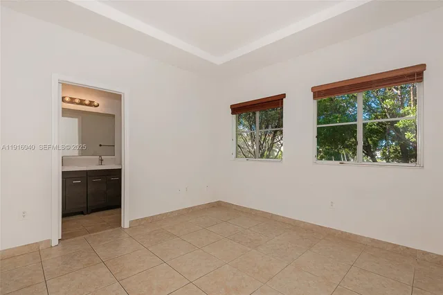 a view of an empty room