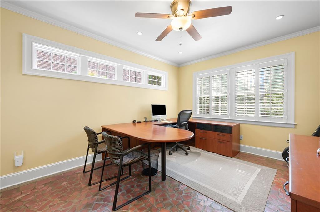1735 Johnson Road Northeast Atlanta, GA 30306 - Photo 10 of 54 a view of a dining room with furniture window and wooden floor