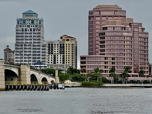 a front view of a building