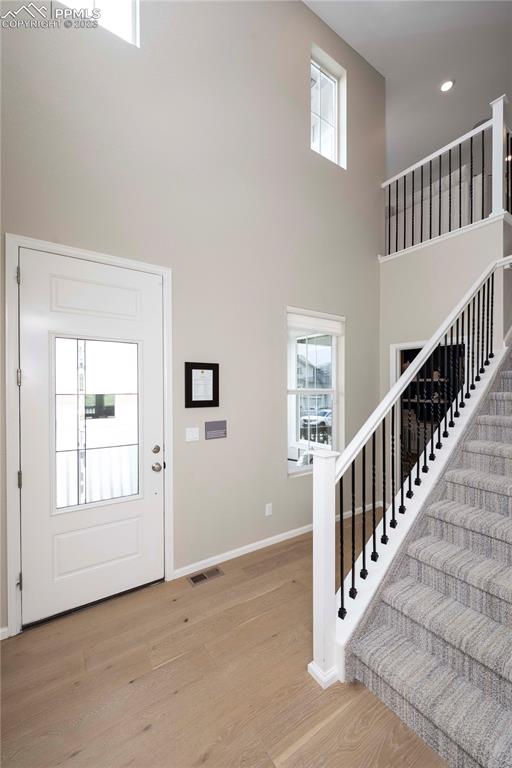 631 Felicity Loop Castle Rock, CO 80109 - Photo 3 of 33 a view of an entryway with stairs