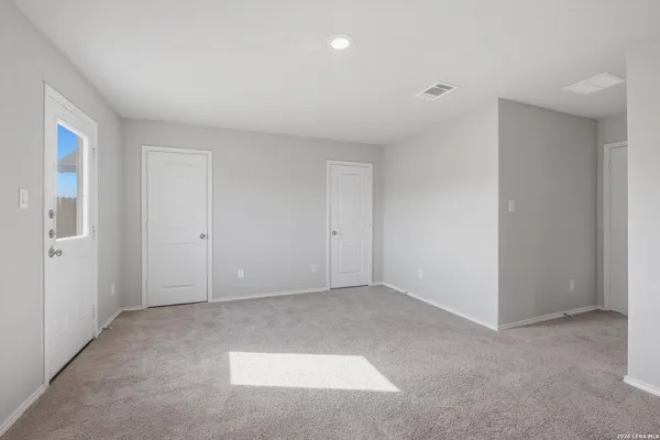 a view of an empty room