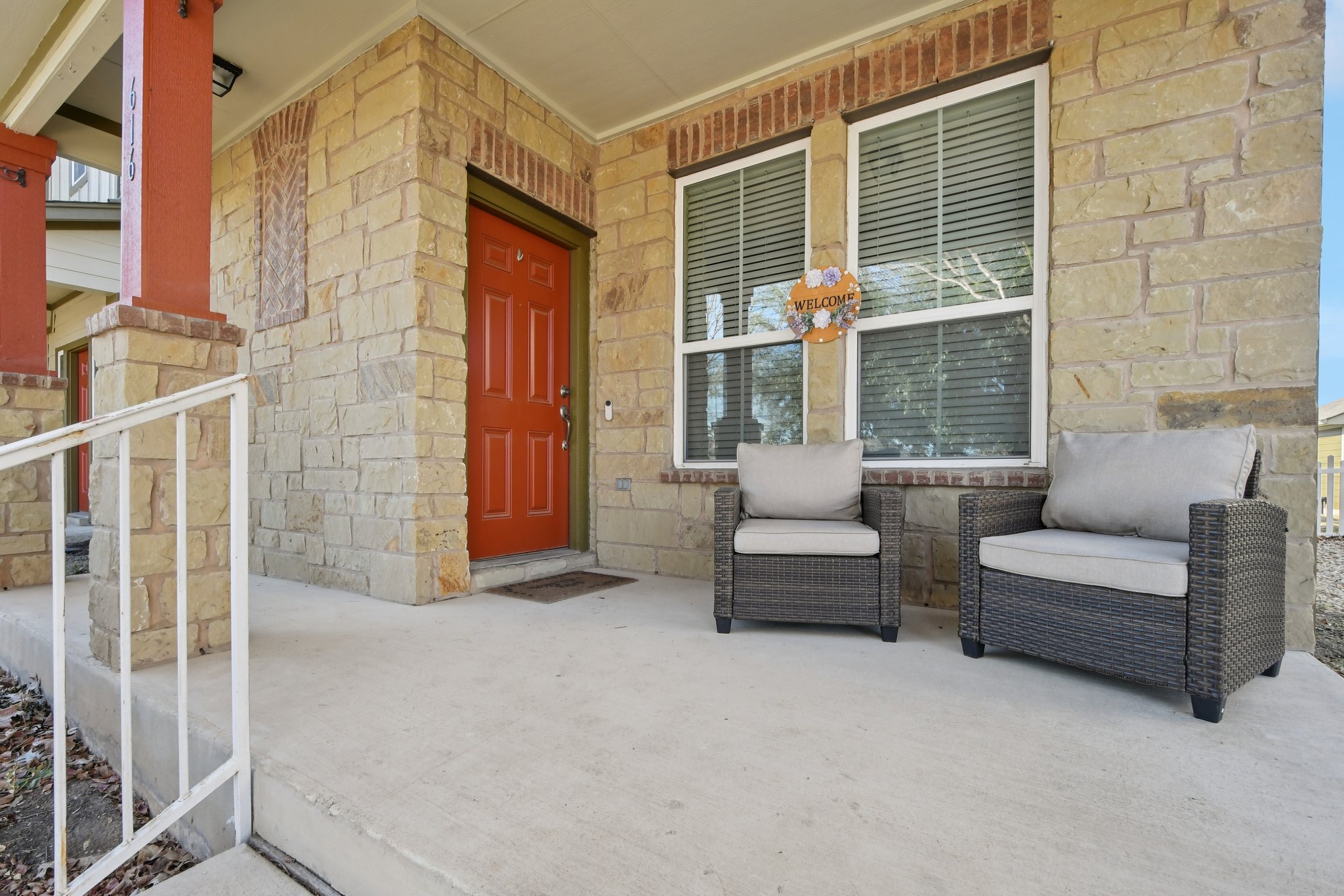 616 Lookout Tree Lane Round Rock, TX 78664 - Photo 2 of 39 View of exterior entry featuring stone siding