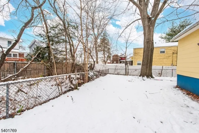 a view of snow on the road
