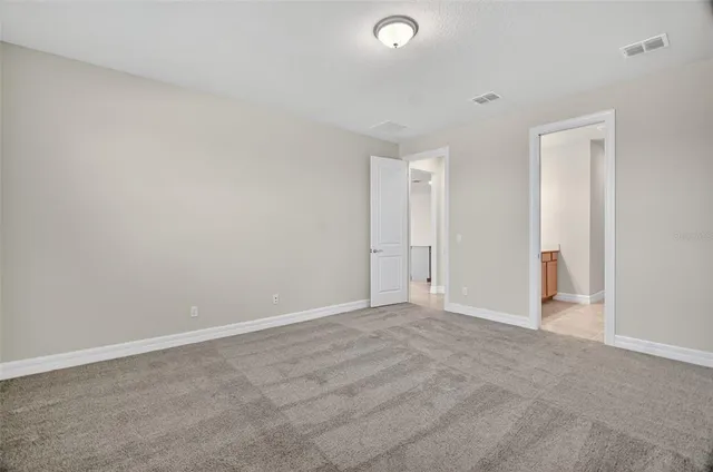 a view of an empty room