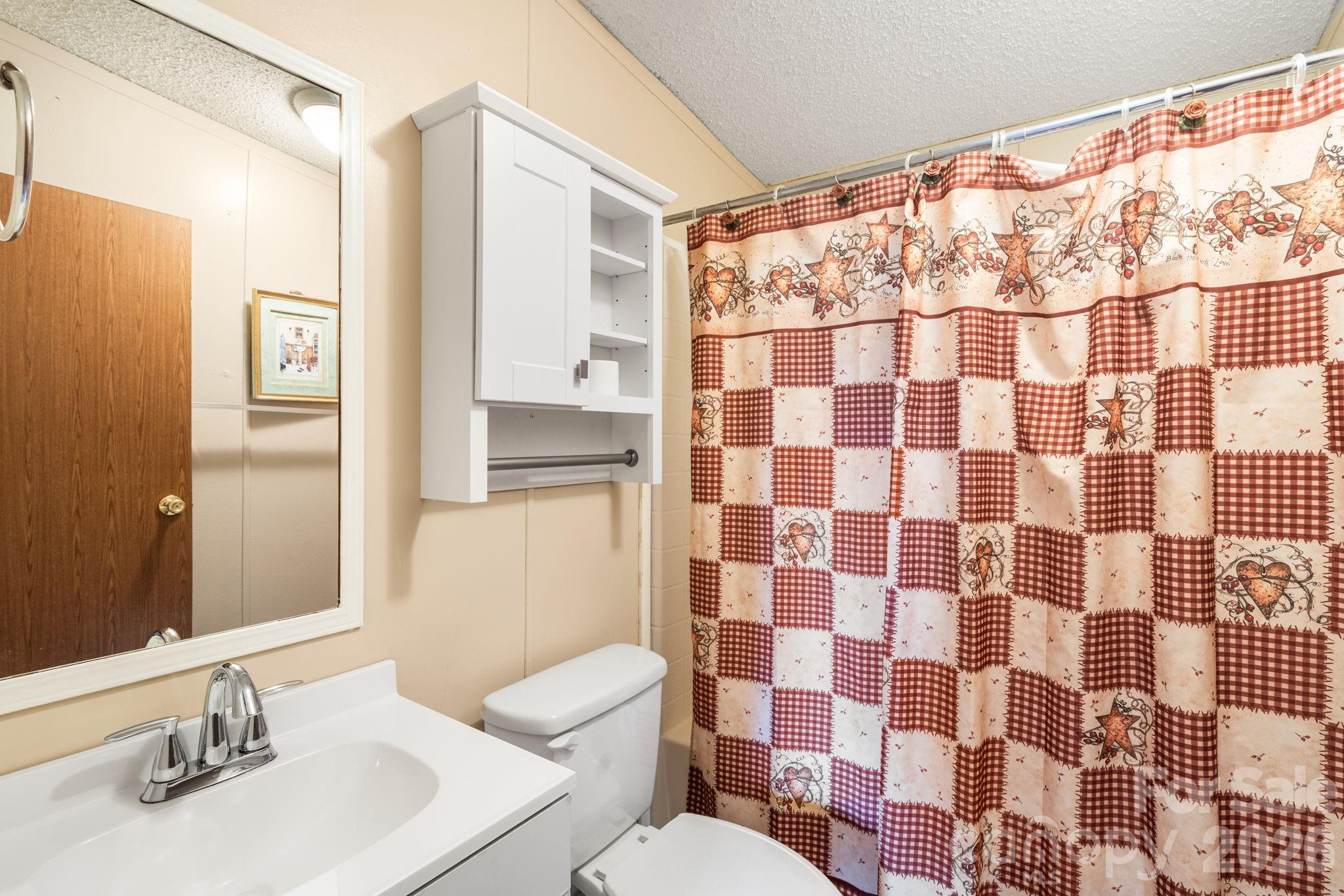 210 Ledbetter Lane Franklin, NC 28734 - Photo 20 of 32 a bathroom with a sink and a mirror