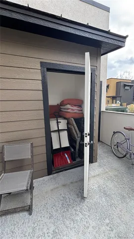 a view of storage and utility room