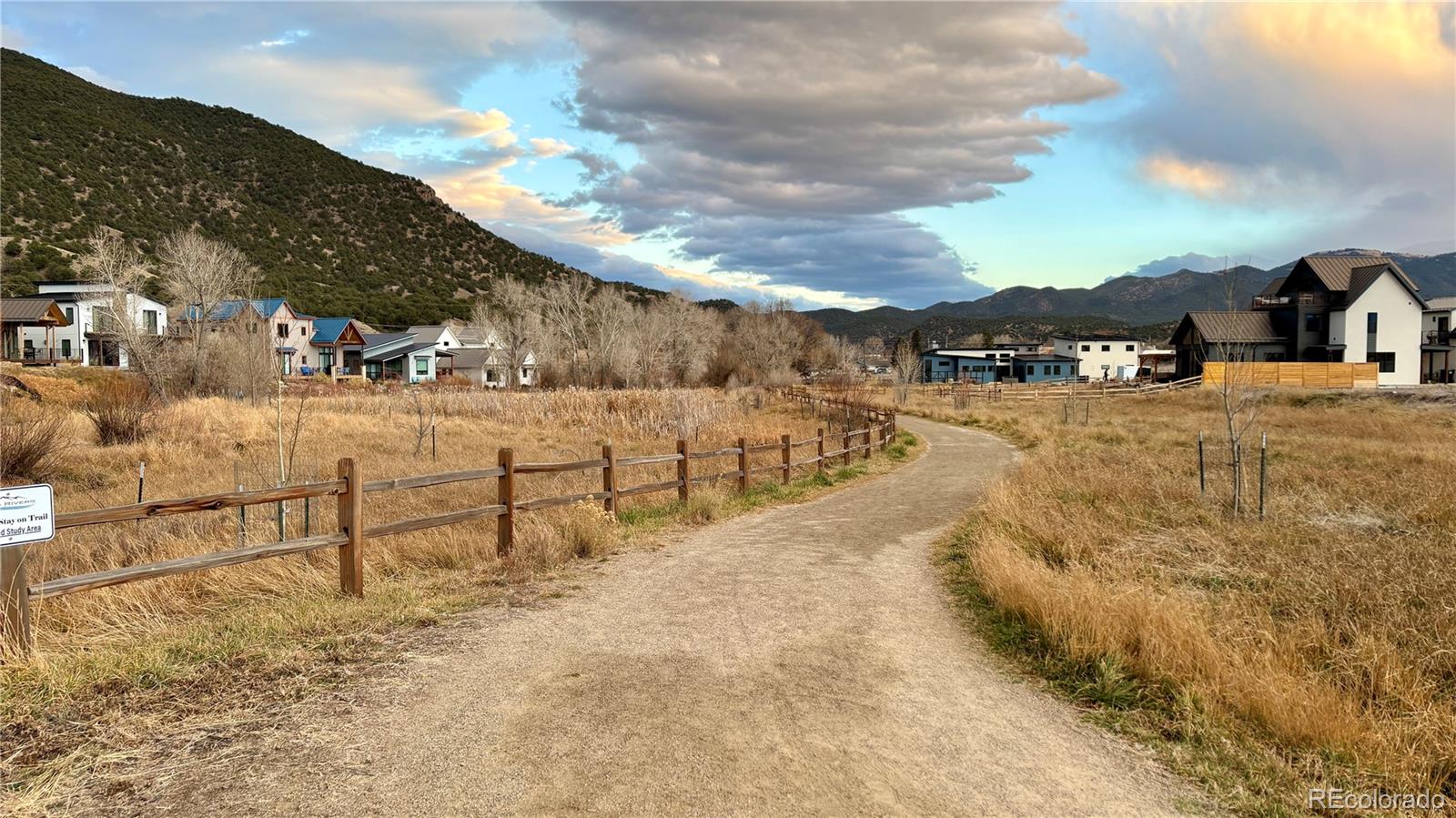 116 Old Stage Road, Unit B Salida, CO 81201 - Photo 20 of 20 a view of a yard with wooden fence