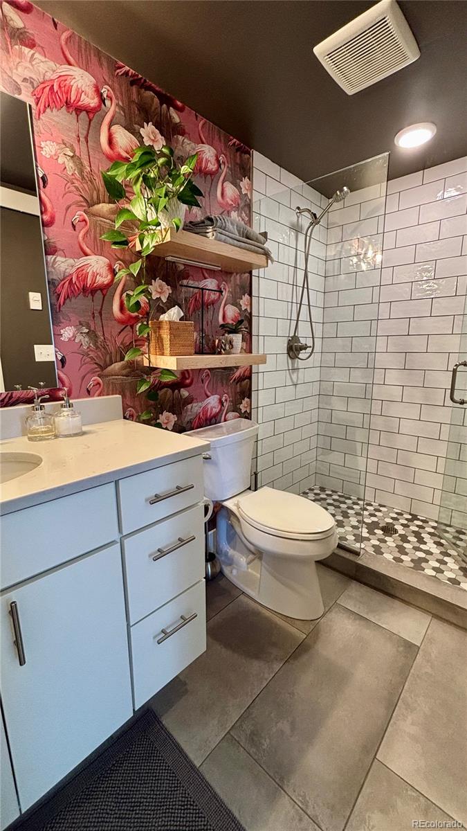 116 Old Stage Road, Unit B Salida, CO 81201 - Photo 10 of 20 a bathroom with a sink a toilet and shower